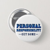 Badge Rond 5 Cm Responsabilité personnelle - en obtenez (Devant & derrière)