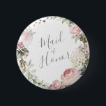 Badge Rond 5 Cm Ressort Floral Mère du bouton de la chambre<br><div class="desc">Personnalisé</div>