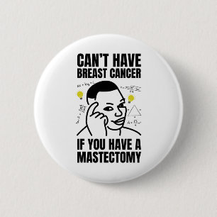 Badge Rond 5 Cm Restauration Du Sein Et Cancer Du Sein - Maste Drô