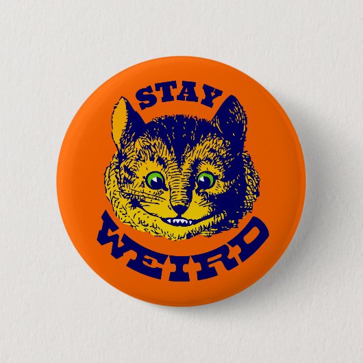 Badge Rond 5 Cm Reste bizarre (Devant)