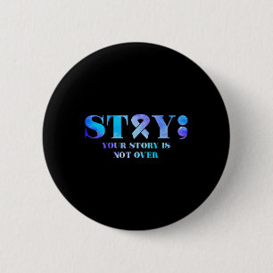 Badge Rond 5 Cm Rester Prévention Prévention Sensibilisation Santé