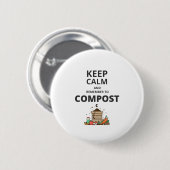 Badge Rond 5 Cm Restez calme et pensez à composer (Devant & derrière)
