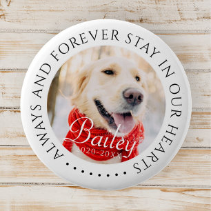 Badge Rond 5 Cm Restez toujours et toujours dans nos coeurs Pet Me