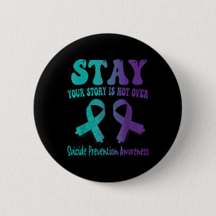 Badge Rond 5 Cm Restez Votre Histoire N'Est Pas Sur La Prévention 