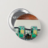 Badge Rond 5 Cm "Restons en contact" (Devant & derrière)