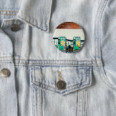 Badge Rond 5 Cm "Restons en contact" (En situation)