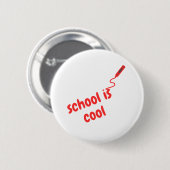 Badge Rond 5 Cm Retour à l'école (Devant & derrière)