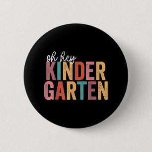 Badge Rond 5 Cm Retour À L'École Kinder Étudiants Enseignant Oh He