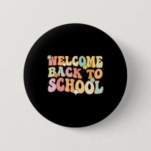 Badge Rond 5 Cm Retour À L'École Rétro Premier Jour De L'École Ens