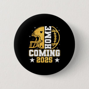 Badge Rond 5 Cm Retour au bercail 2025 Hoco Football Maman Fille F