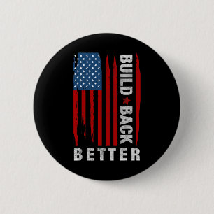 Badge Rond 5 Cm Retour Biden Kamala Harris 2020 Parti libéral-démo