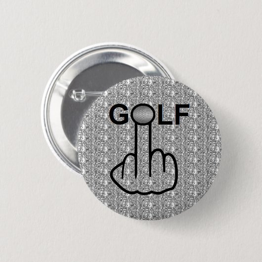 Badge Rond 5 Cm Retournement de golf Button (Devant & derrière)