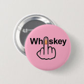 Badge Rond 5 Cm Retournement de la touche Whiskey (Devant & derrière)