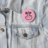 Badge Rond 5 Cm Retourner BNP du bouton (En situation)