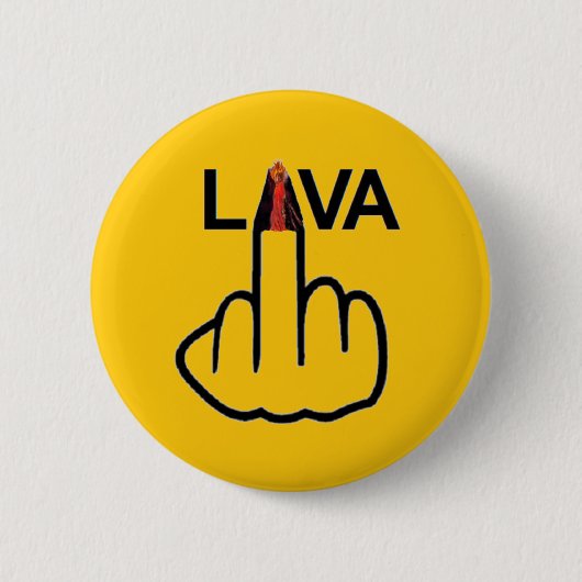 Badge Rond 5 Cm Retourner de lave du bouton (Devant)