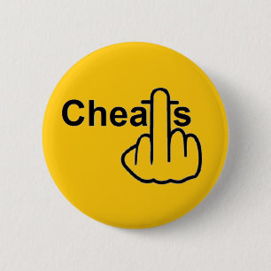 Badge Rond 5 Cm Retourner les chats de bouton