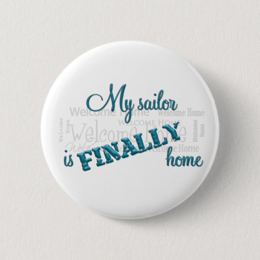 Badge Rond 5 Cm Retours au pays : Bouton de marin (Devant)