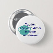 Badge Rond 5 Cm Retrait du sucre (Devant & derrière)