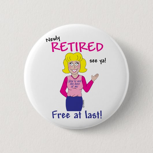 Badge Rond 5 Cm Retraite (Devant)