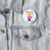 Badge Rond 5 Cm Retraite (En situation)