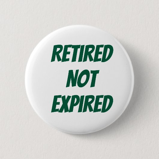 Badge Rond 5 Cm Retraité non expiré (Devant)