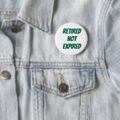 Badge Rond 5 Cm Retraité non expiré (En situation)