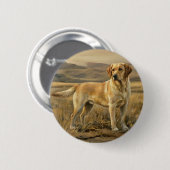 Badge Rond 5 Cm Retriever du Labrador (Devant & derrière)