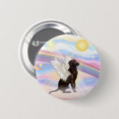 Badge Rond 5 Cm Retriever du Labrador (Devant & derrière)