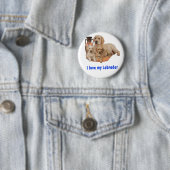 Badge Rond 5 Cm Retriever du Labrador (En situation)