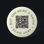 Badge Rond 5 Cm Retro Acheter la mariée une boisson Bachelorette P<br><div class="desc">Apportez une touche moderne à la fête de la mariée en bachelorette avec ce Retro Achetez la mariée un verre Bachelorette Party QR Button. Ce bouton mêle harmonieusement l'esthétique vintage à une touche contemporaine, avec un design bleu élégant et un code QR personnalisable. Capturez l'essence des vibrations rétro avec une...</div>