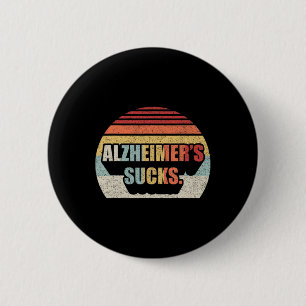 Badge Rond 5 Cm Retro Alzheimers Démence Alzheimer Démence