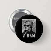 Badge Rond 5 Cm Retro Ander Hamilton Tee Funny Saying Men Women Ki (Devant & derrière)