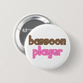 Badge Rond 5 Cm Rétro basson (Devant & derrière)