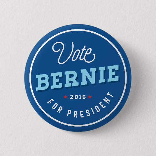 Badge Rond 5 Cm Rétro Bernie (Devant)