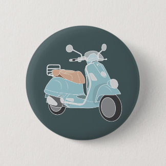 Badge Rond 5 Cm Rétro bouton de scooter