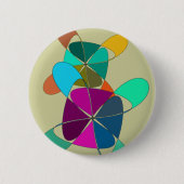 Badge Rond 5 Cm Rétro bouton farfelu (Devant)