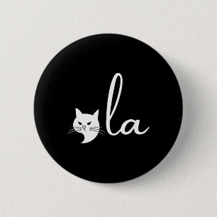 Badge Rond 5 Cm Retro Cat Comma La Kamala Harris Pour Président 20