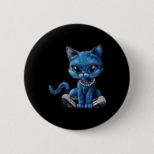 Badge Rond 5 Cm Retro Chaussures Cute Cat Comma La Kamala Harris 2
