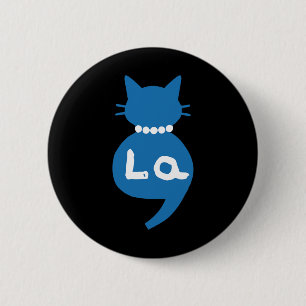 Badge Rond 5 Cm Retro Chaussures Cute Cat Comma La Kamala Harris 2
