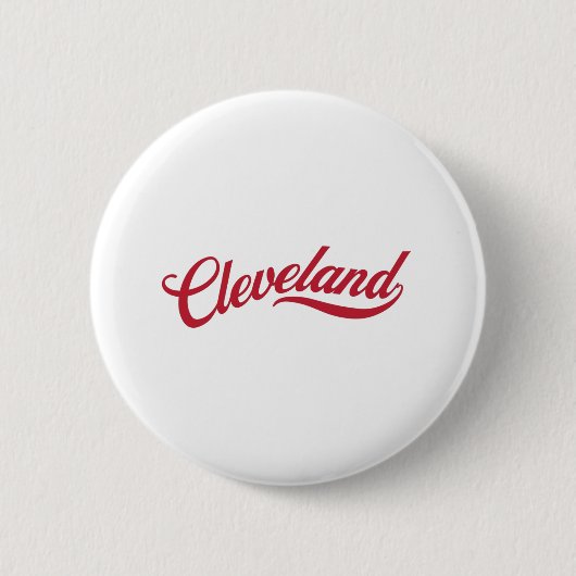 Badge Rond 5 Cm Retro Cleveland (Devant)