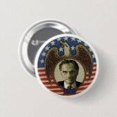 Badge Rond 5 Cm Rétro Eagle bouton de Nader (Devant & derrière)