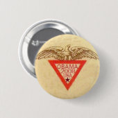 Badge Rond 5 Cm Rétro Eagle bouton d'Obama (Devant & derrière)
