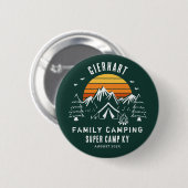 Badge Rond 5 Cm Retro Famille Camping vacances sur mesure (Devant & derrière)