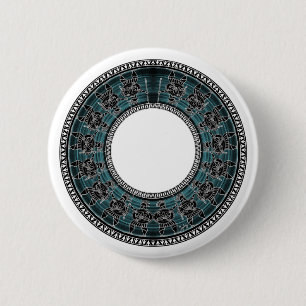 Badge Rond 5 Cm Rétro Greek