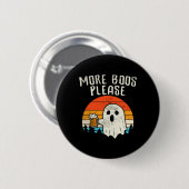 Badge Rond 5 Cm Retro Halloween Drinki (Devant & derrière)