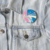 Badge Rond 5 Cm Retro Heaven (En situation)