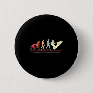Badge Rond 5 Cm Retro Jet Ski Humour I Vintage Jet Sk