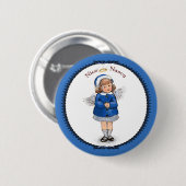 Badge Rond 5 Cm Retro Nice Nancy (Devant & derrière)