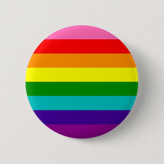 Badge Rond 5 Cm Retro Rainbow 8 Pride (Devant)