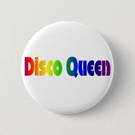 Badge Rond 5 Cm Rétro reine de disco (Devant)
